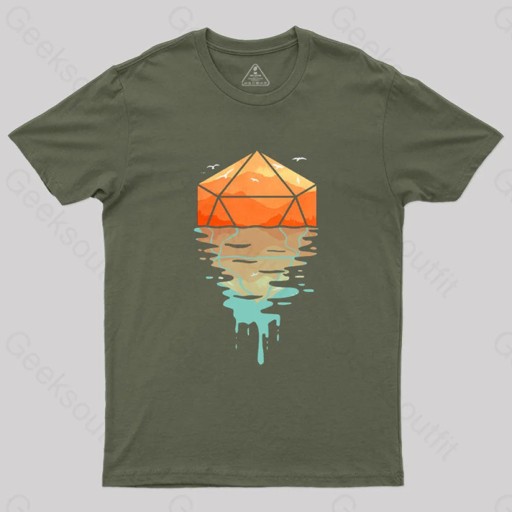 Dnd Dungeons & Dragons T-Shirt Army Green / S
