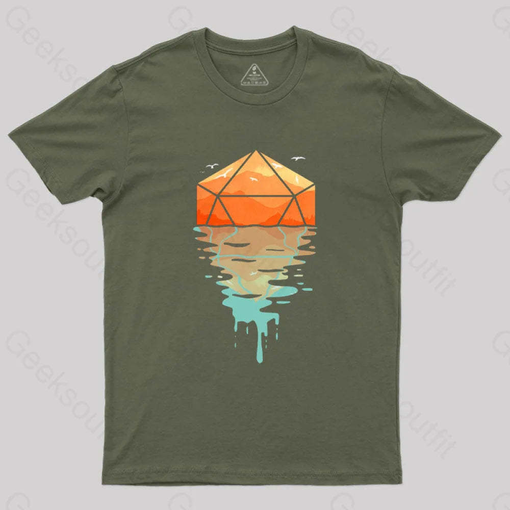 Dnd Dungeons & Dragons T-Shirt Army Green / S