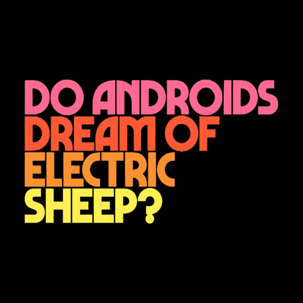 Do Androids Dream Of Electric Sheep Nerd T-Shirt
