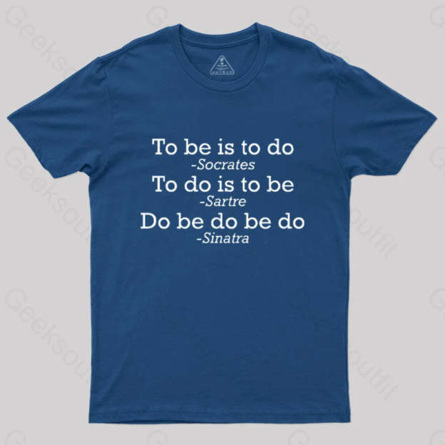 Do Be Joke Nerd T-Shirt Navy / S