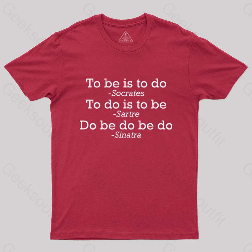Do Be Joke Nerd T-Shirt Red / S