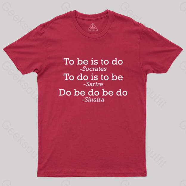 Do Be Joke Nerd T-Shirt Red / S