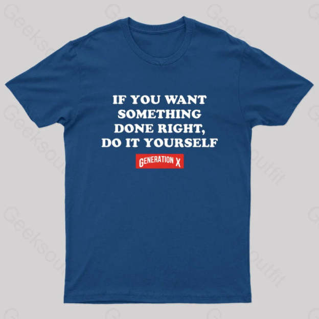 Do It Yourself Nerd T-Shirt Navy / S
