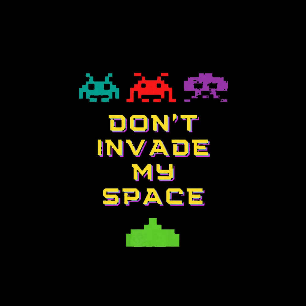 Do Not Invade My Space Nerd T-Shirt
