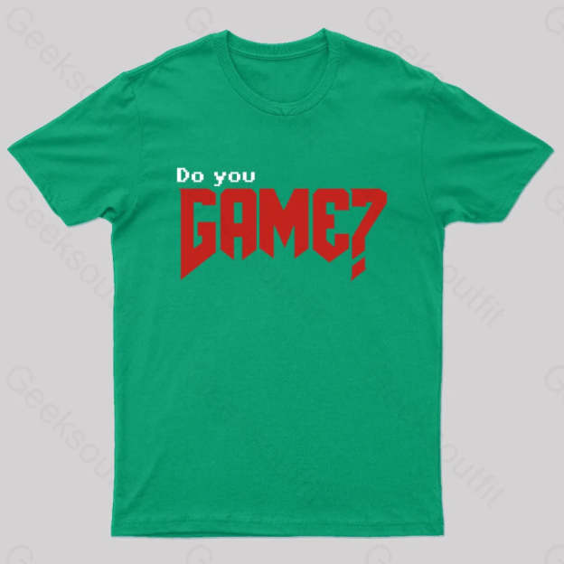 Do You Game Geek T-Shirt Green / S