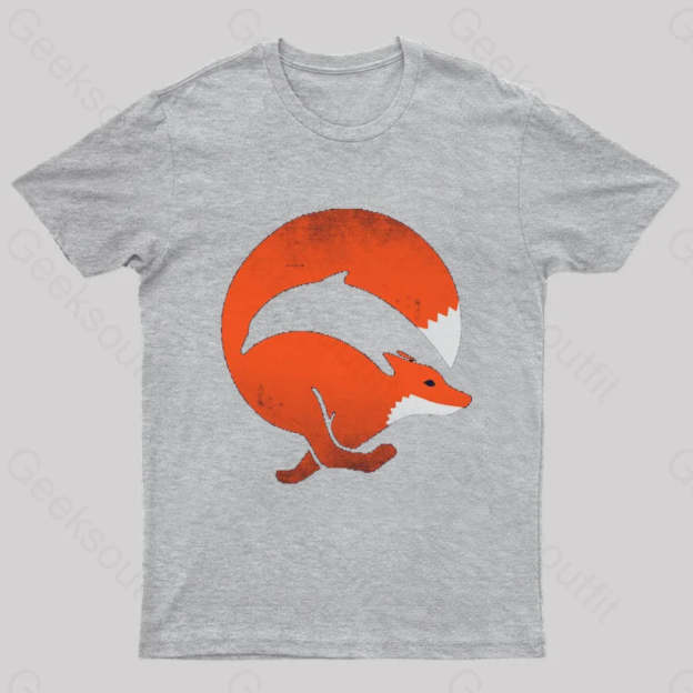 Dolphox Geek T-Shirt Grey / S