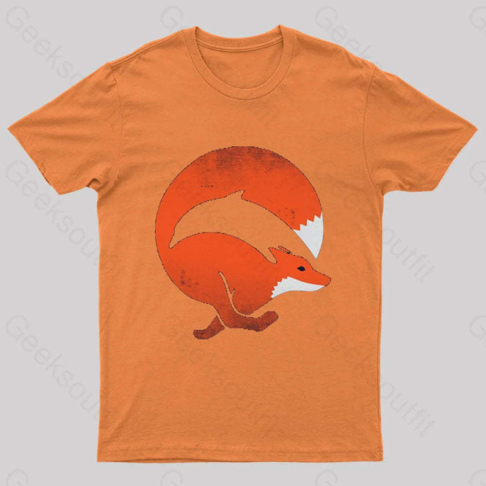 Dolphox Geek T-Shirt Orange / S