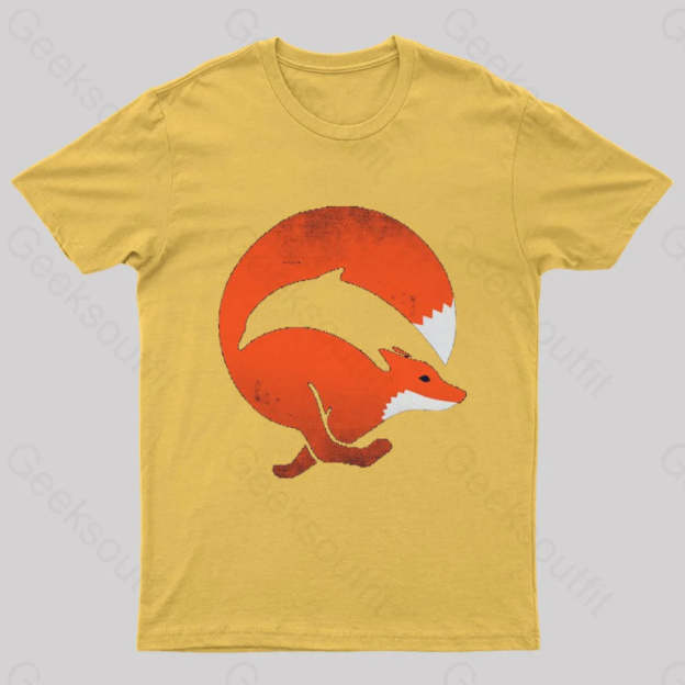 Dolphox Geek T-Shirt Yellow / S