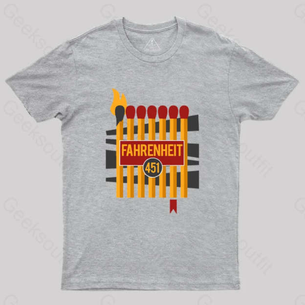Don’t Burn Read Them T-Shirt Grey / S
