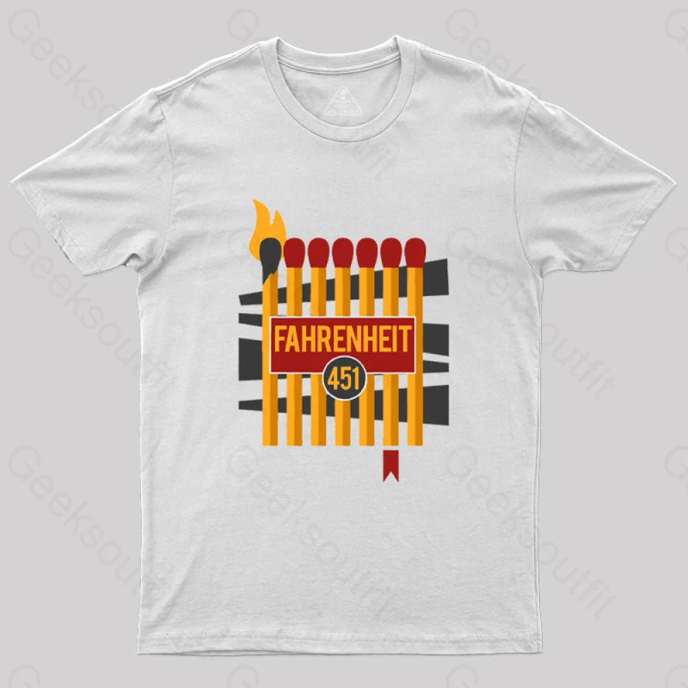 Don’t Burn Read Them T-Shirt White / S
