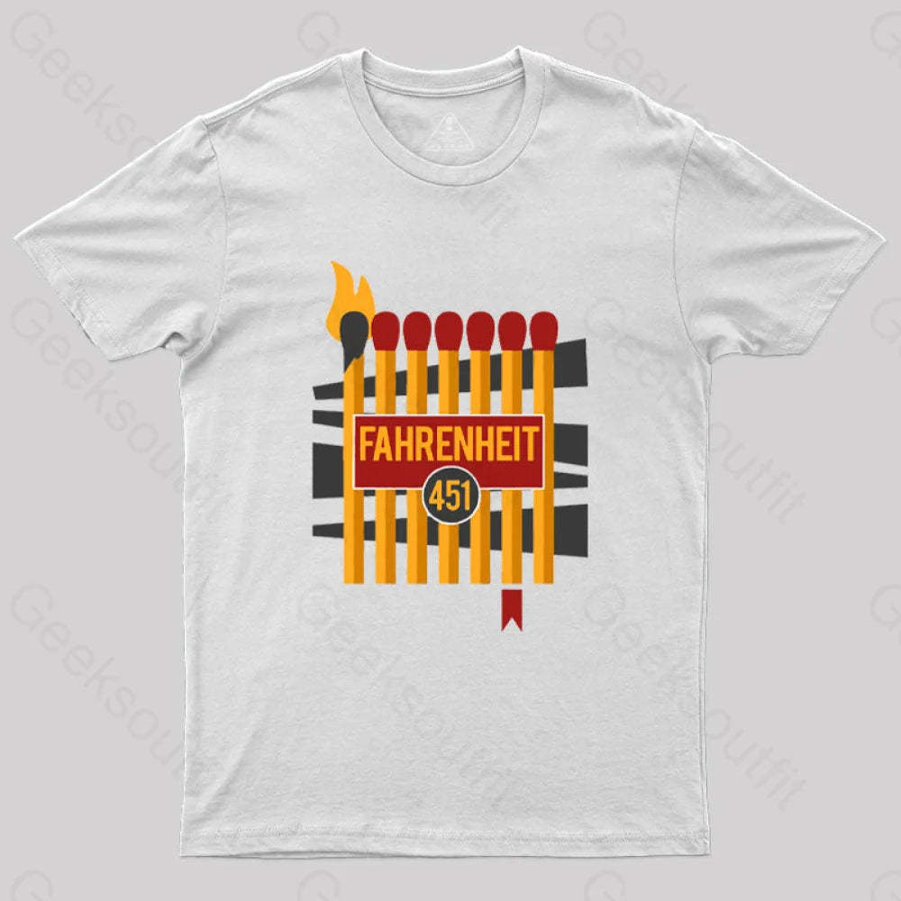 Don’t Burn Read Them T-Shirt White / S