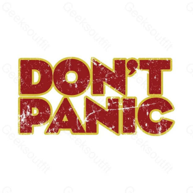 Don't Panic T-Shirt - Geeksoutfit