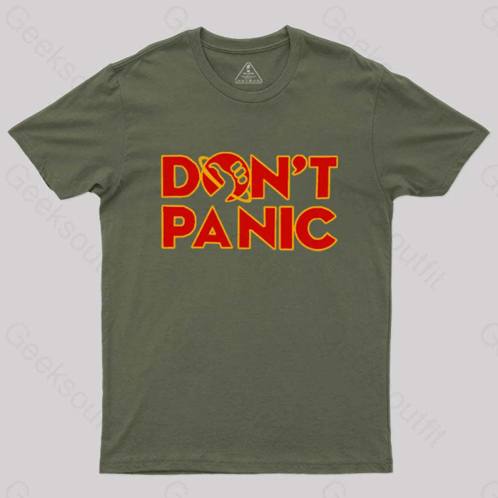 Don’t Panic T-Shirt Army Green / S