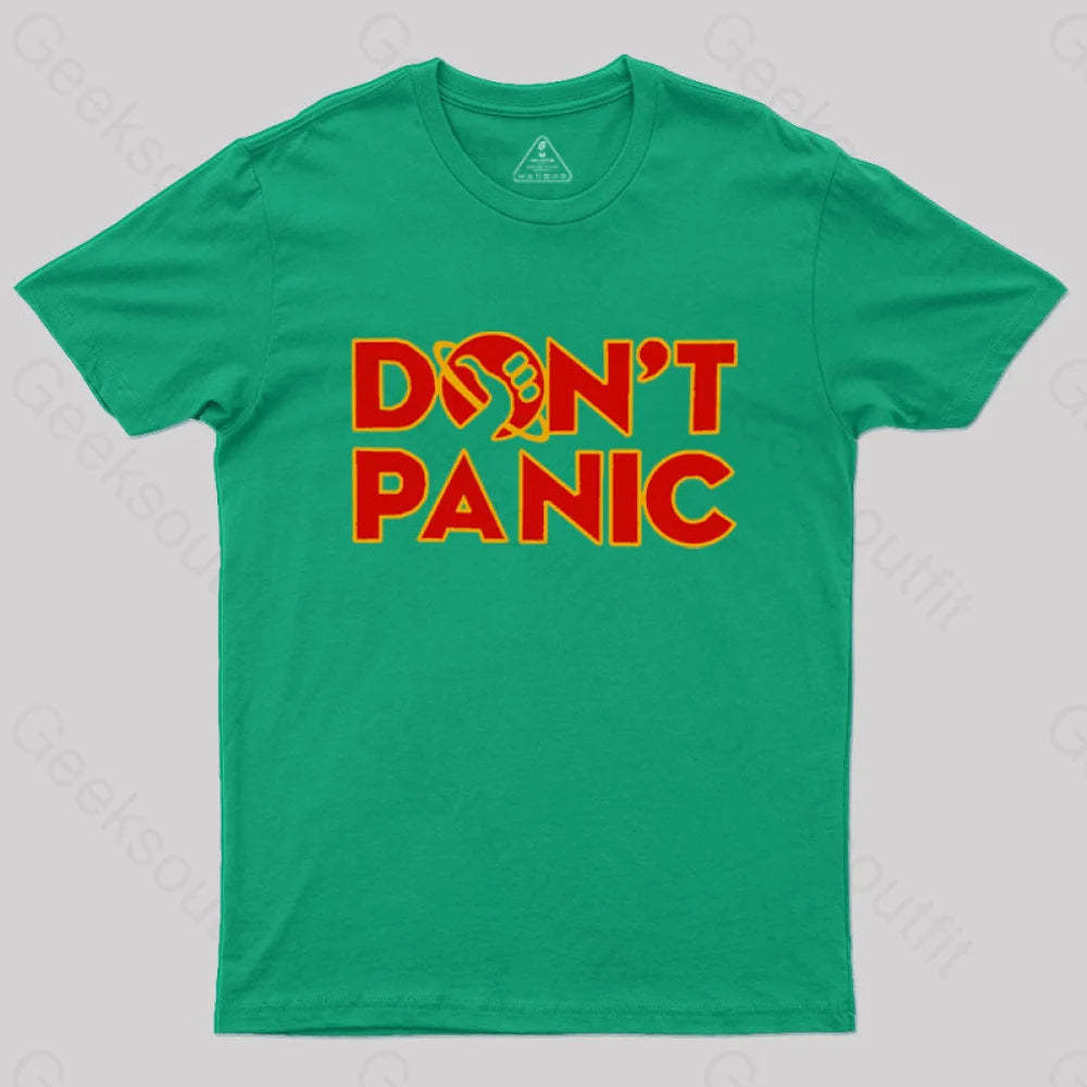 Don’t Panic T-Shirt Green / S