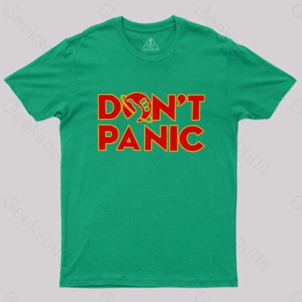 Don’t Panic T-Shirt Green / S