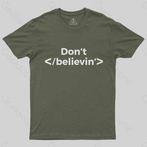 Don't Stop Believing T-Shirt - Geeksoutfit