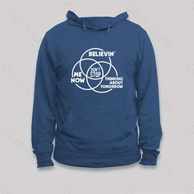 Don¡¯t Stop Hoodie Dark Blue / S