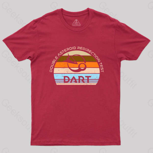 Double Asteroid Redirection Yest Dart T-Shirt Black / 4Xl
