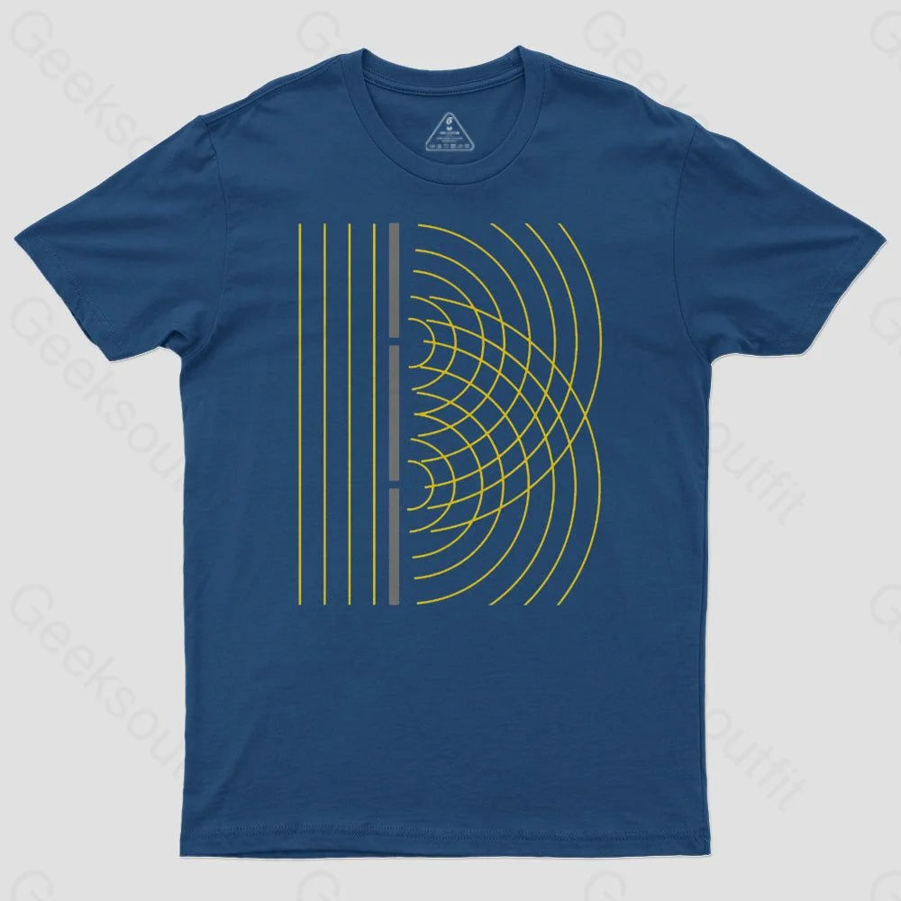 Double Slit Light Wave Particle Science Experiment T-Shirt - Geeksoutfit
