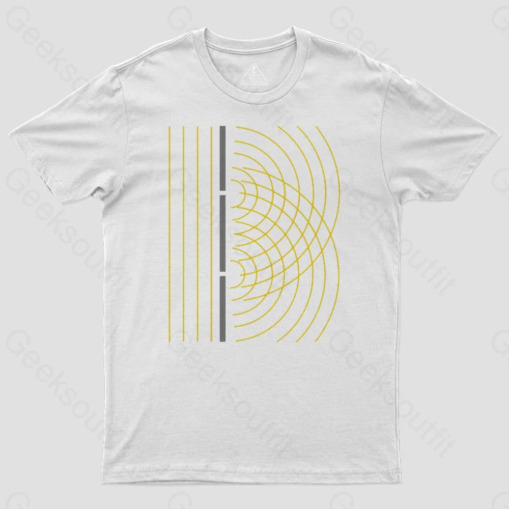 Double Slit Light Wave Particle Science Experiment T-Shirt - Geeksoutfit