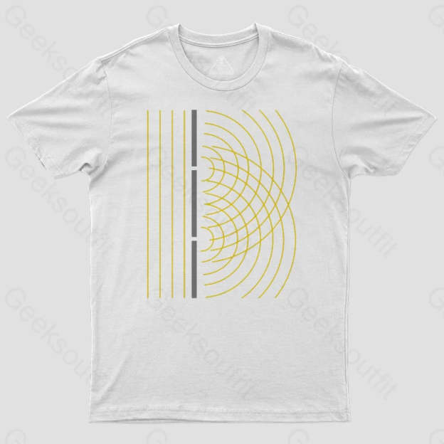 Double Slit Light Wave Particle Science Experiment T-Shirt - Geeksoutfit