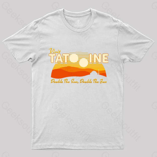 Double The Sun Fun T-Shirt White / S