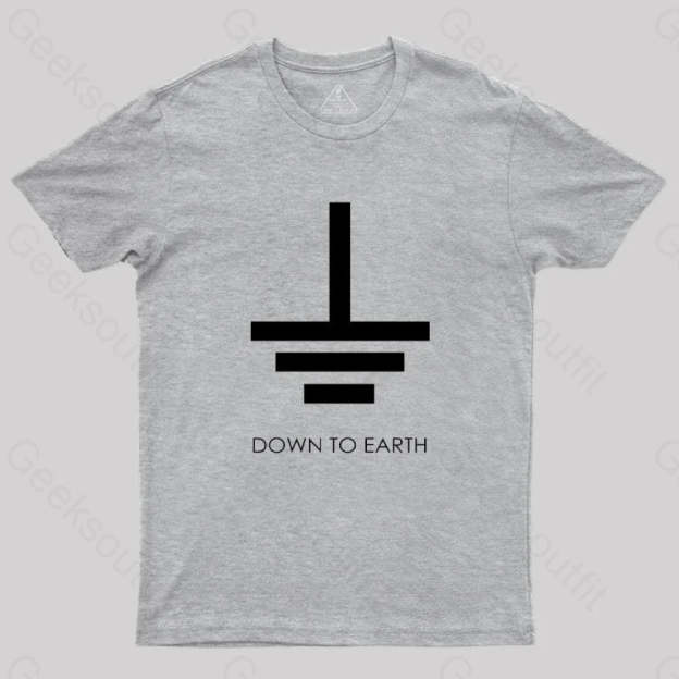 Down To Earth T-Shirt Grey / S