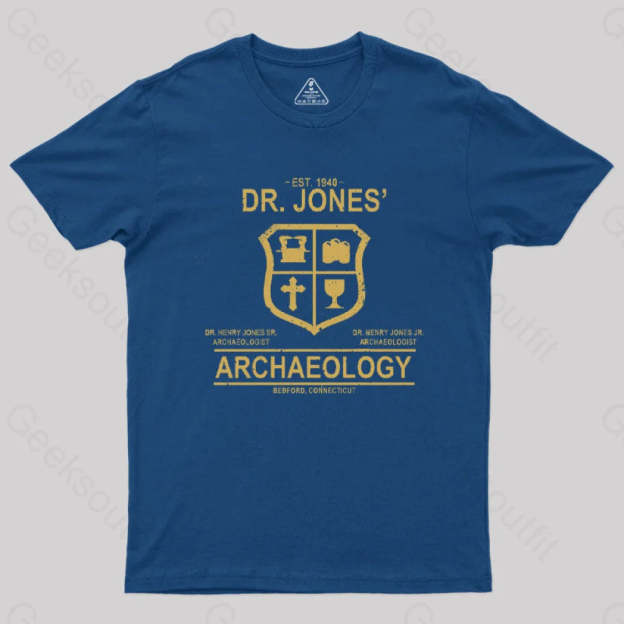 Dr. Jones’ Archaeology Classic T-Shirt Navy / S