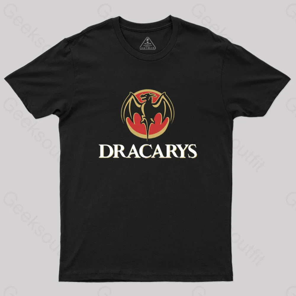 Dracarys Rum Geek T-Shirt Black / S