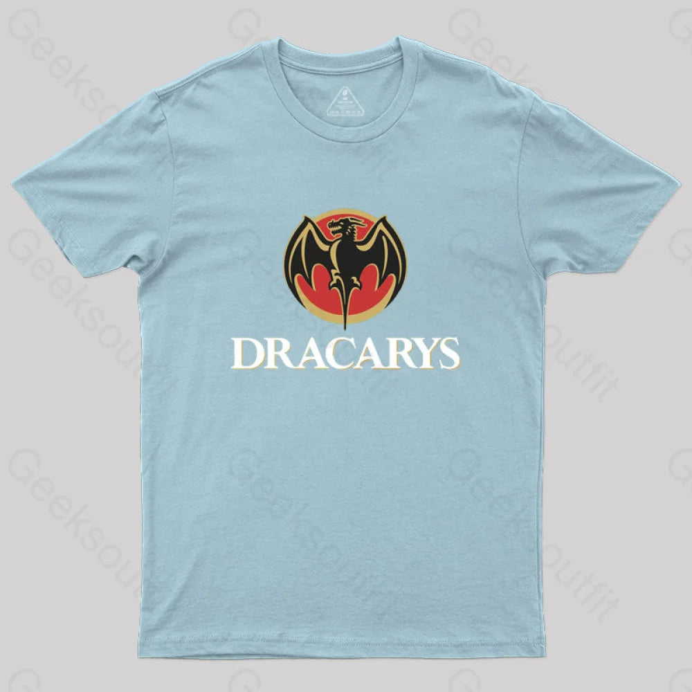 Dracarys Rum Geek T-Shirt Light Blue / S