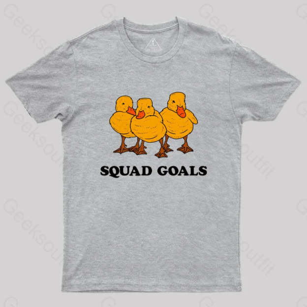 Ducklings Squad Goals T-Shirt Grey / S