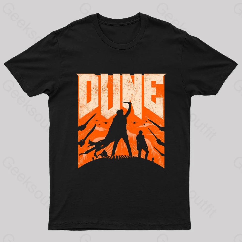 Dune Slayer Nerd T-Shirt Black / S