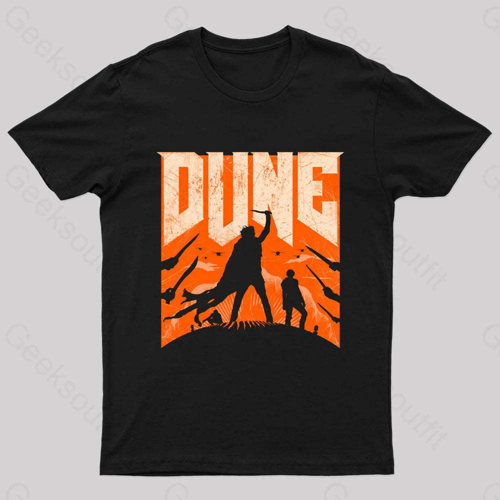 Dune Slayer Nerd T-Shirt Black / S
