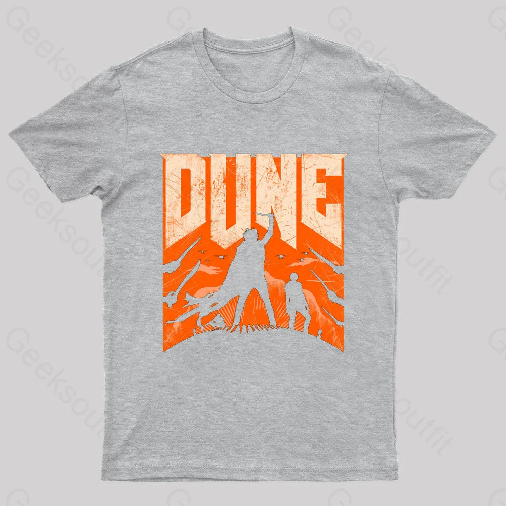Dune Slayer Nerd T-Shirt Grey / S