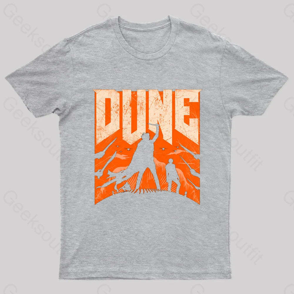 Dune Slayer Nerd T-Shirt Grey / S