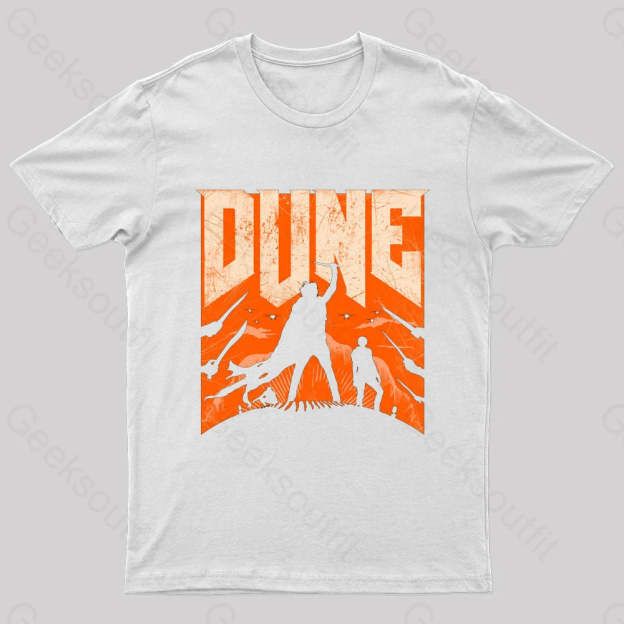 Dune Slayer Nerd T-Shirt White / S