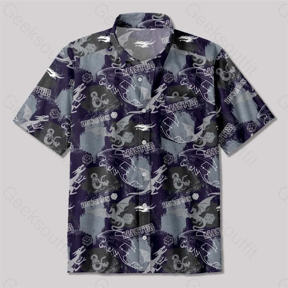 Dungeon Master Button Up Pocket Shirt Yc