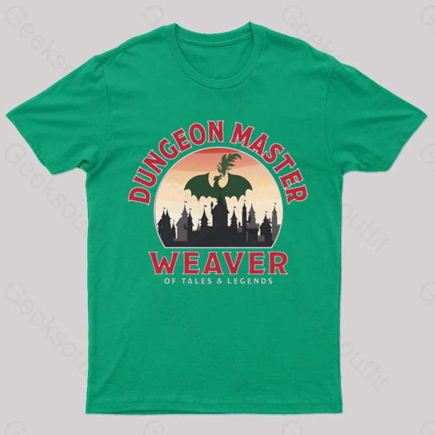 Dungeon Master Geek T-Shirt Green / S