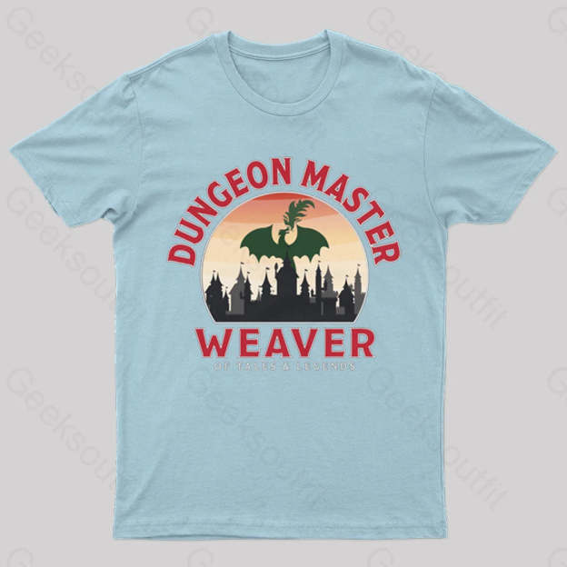 Dungeon Master Geek T-Shirt Light Blue / S