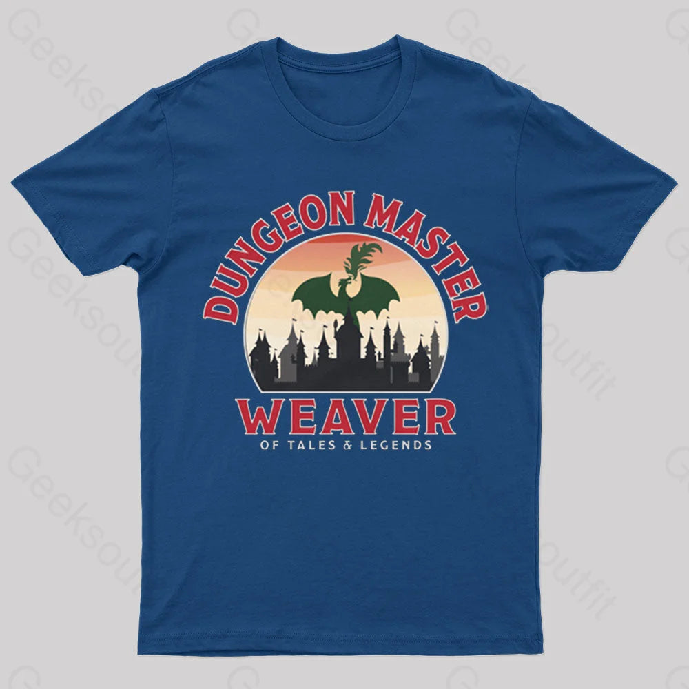 Dungeon Master Geek T-Shirt Navy / S