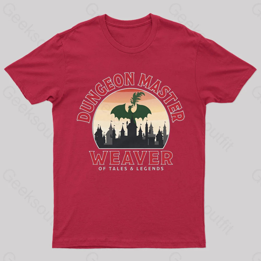 Dungeon Master Geek T-Shirt Red / S