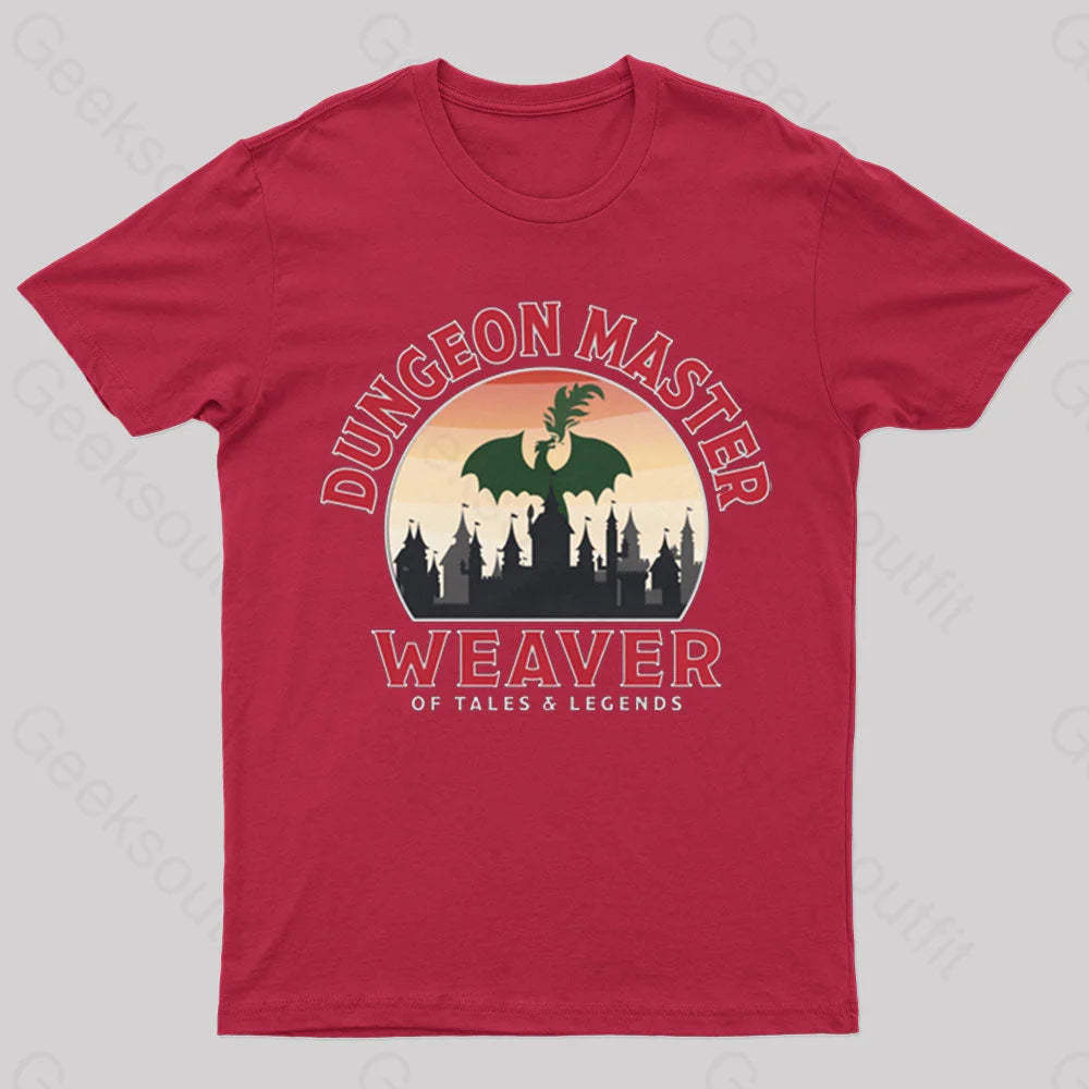 Dungeon Master Geek T-Shirt Red / S
