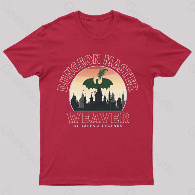 Dungeon Master Geek T-Shirt Red / S