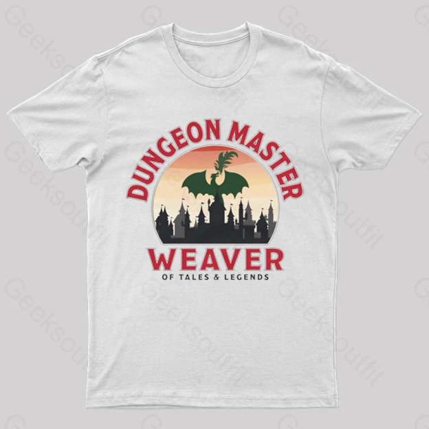 Dungeon Master Geek T-Shirt White / S