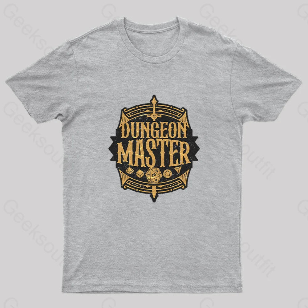 Dungeon Master Nerd T-Shirt Grey / S Yc