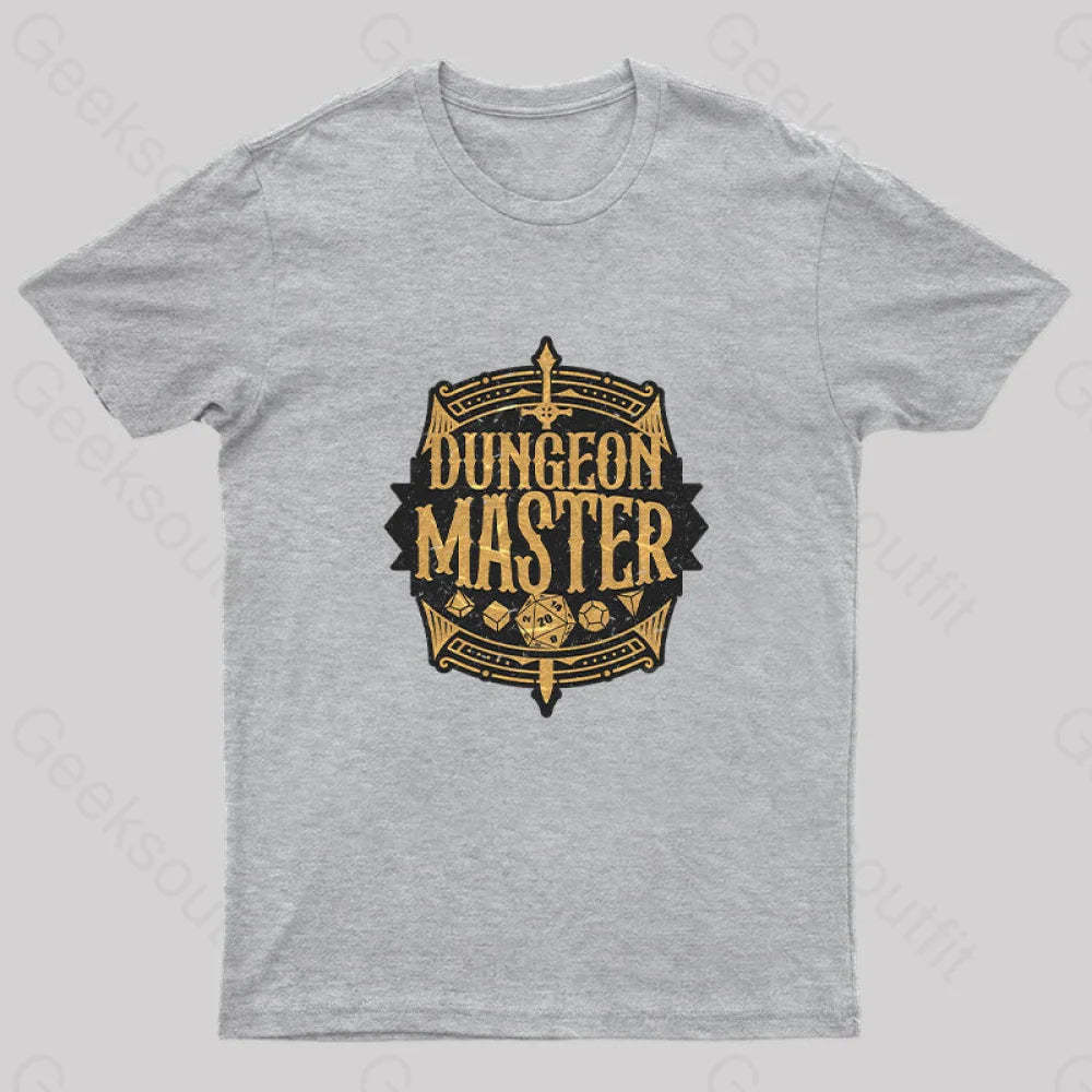 Dungeon Master Nerd T-Shirt Grey / S Yc