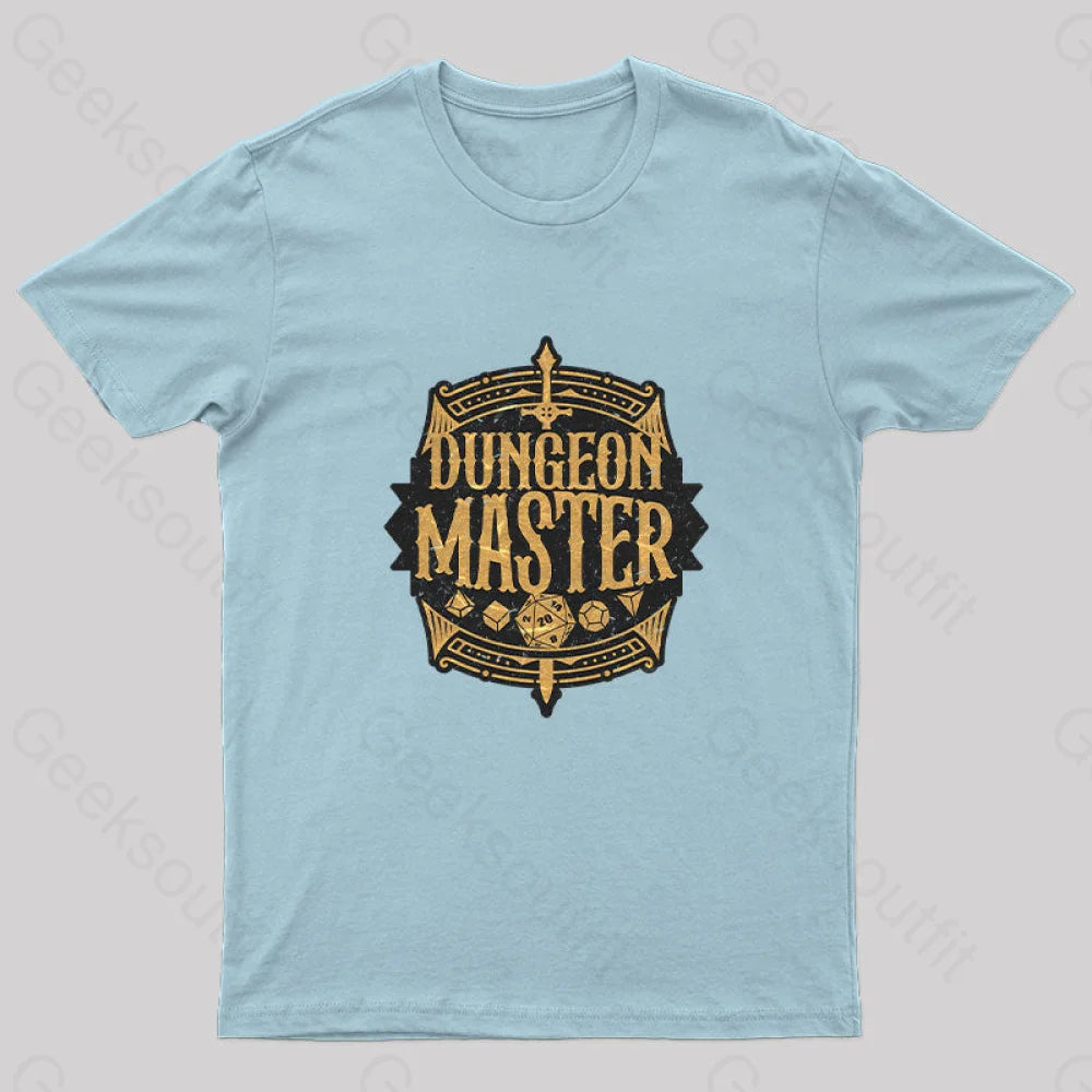 Dungeon Master Nerd T-Shirt Light Blue / S Yc