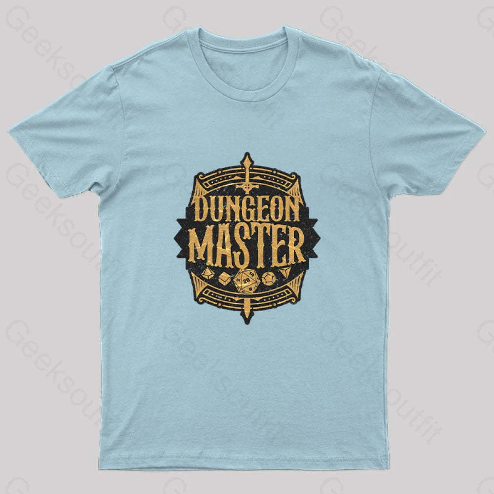 Dungeon Master Nerd T-Shirt Light Blue / S Yc