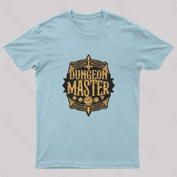 Dungeon Master Nerd T-Shirt Light Blue / S Yc