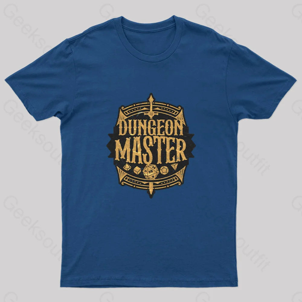 Dungeon Master Nerd T-Shirt Navy / S Yc